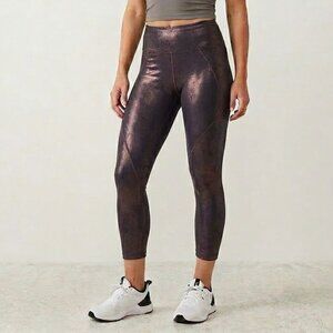 Leggings - Manduka High Line Metallic. Size XS